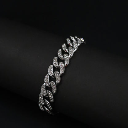 Double Wrap Rhinestone Bracelet