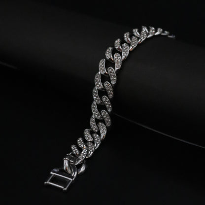 Double Wrap Rhinestone Bracelet