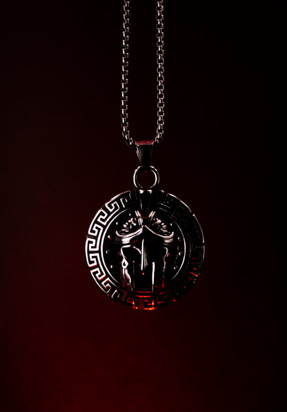 Spartan Mask Necklace