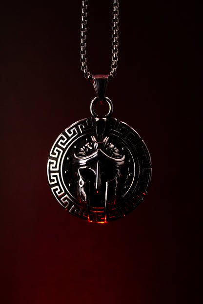 Spartan Mask Necklace