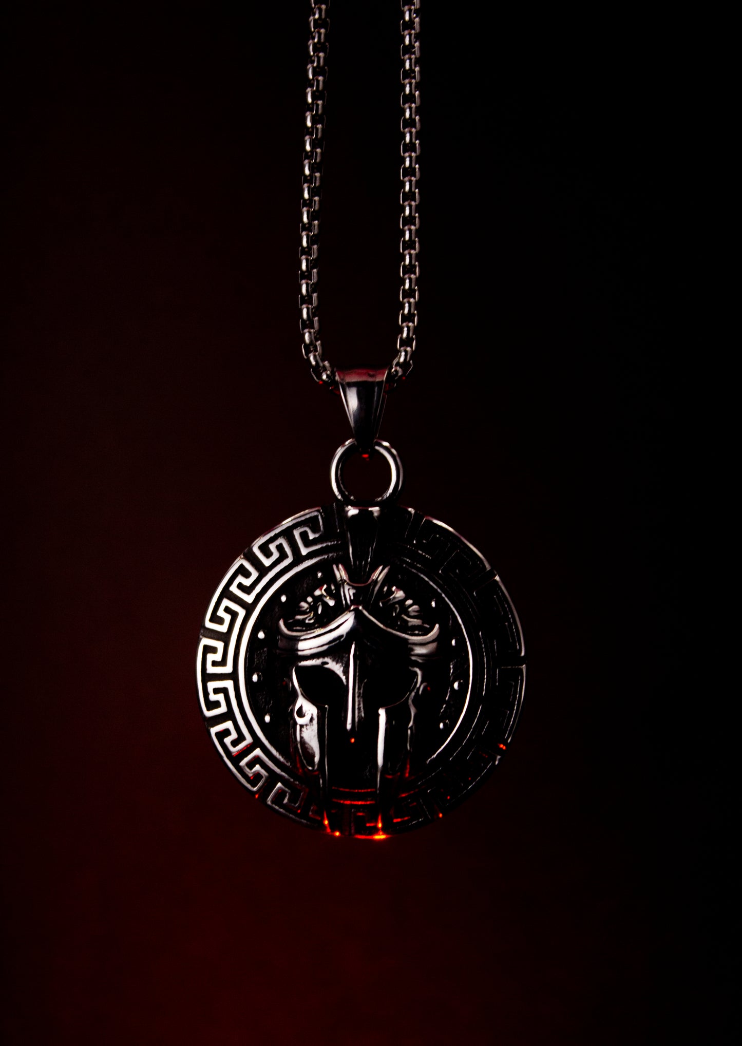 Spartan Mask Necklace