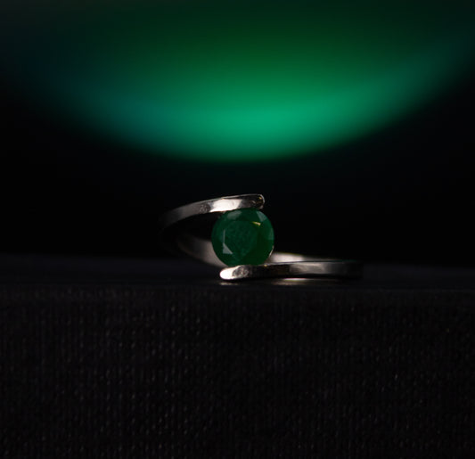 Round Emerald Ring