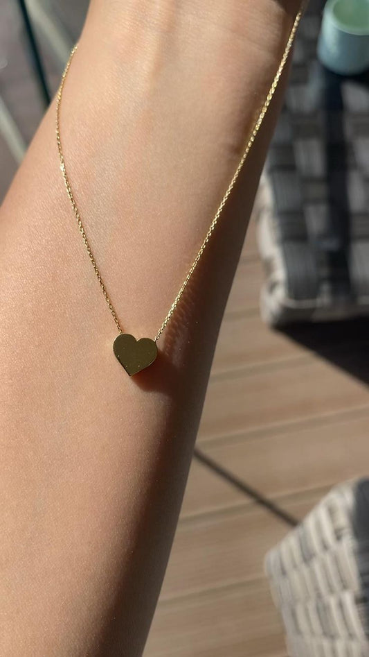 Gold Heart Necklace