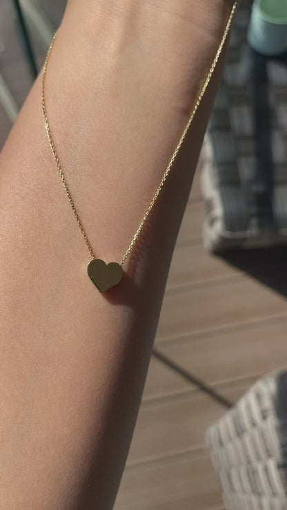 Gold Heart Necklace