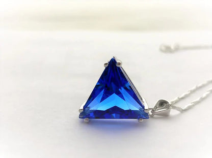 Pyramid Necklace - zilver.pk520